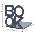 Soporte de hierro para LIBRO soporte de metal ahuecado para libro de letras